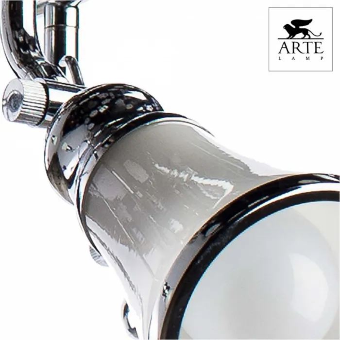 Спот Arte Lamp Vento A9231PL-5CC Цвет арматуры хром Цвет плафонов белый от ImperiumLoft