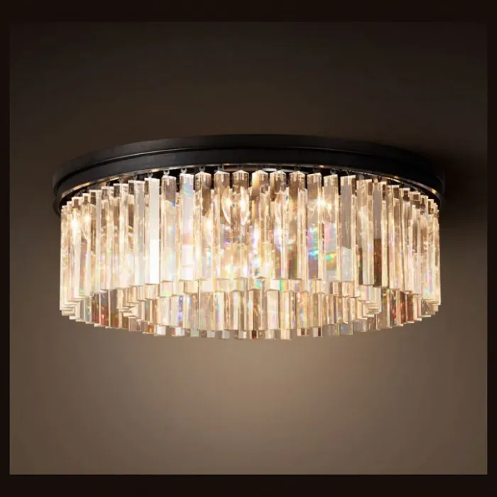 Накладной светильник DeLight Collection 1920s Odeon KR0387C-10B/P black/clear Цвет арматуры черный Цвет плафонов прозрачный от ImperiumLoft