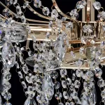 Люстра на штанге DeMarkt Бриз 464017406 Цвет арматуры золото Цвет плафонов прозрачный от ImperiumLoft