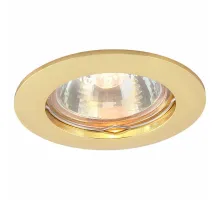 Встраиваемый светильник Arte Lamp Basic A2103PL-1GO Цвет арматуры золото Цвет плафонов белый