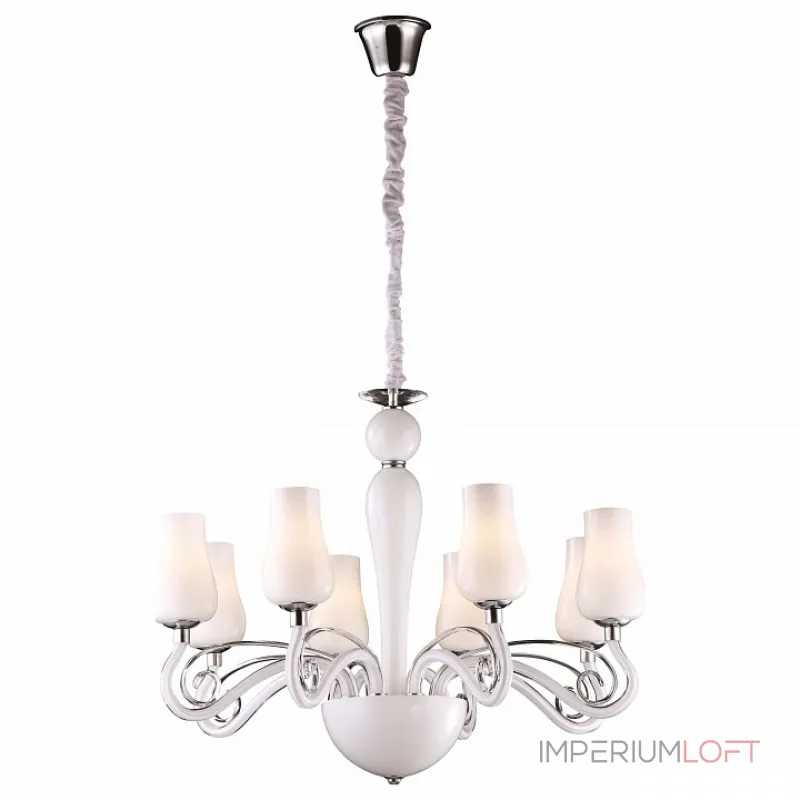 Подвесная люстра Arte Lamp Biancaneve A8110LM-8WH