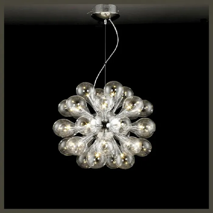 Подвесная люстра DeLight Collection Grape MD2503/32 Цвет арматуры хром Цвет плафонов прозрачный от ImperiumLoft