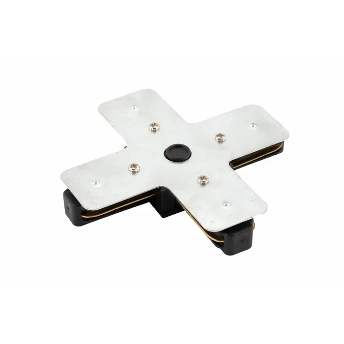 Соединитель X-образный для треков Denkirs DK Track Black TR1104-BK от ImperiumLoft