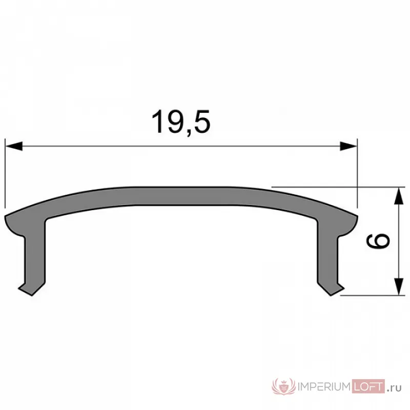 Профиль накладной  Deko-Light F-01-15 983532 от ImperiumLoft