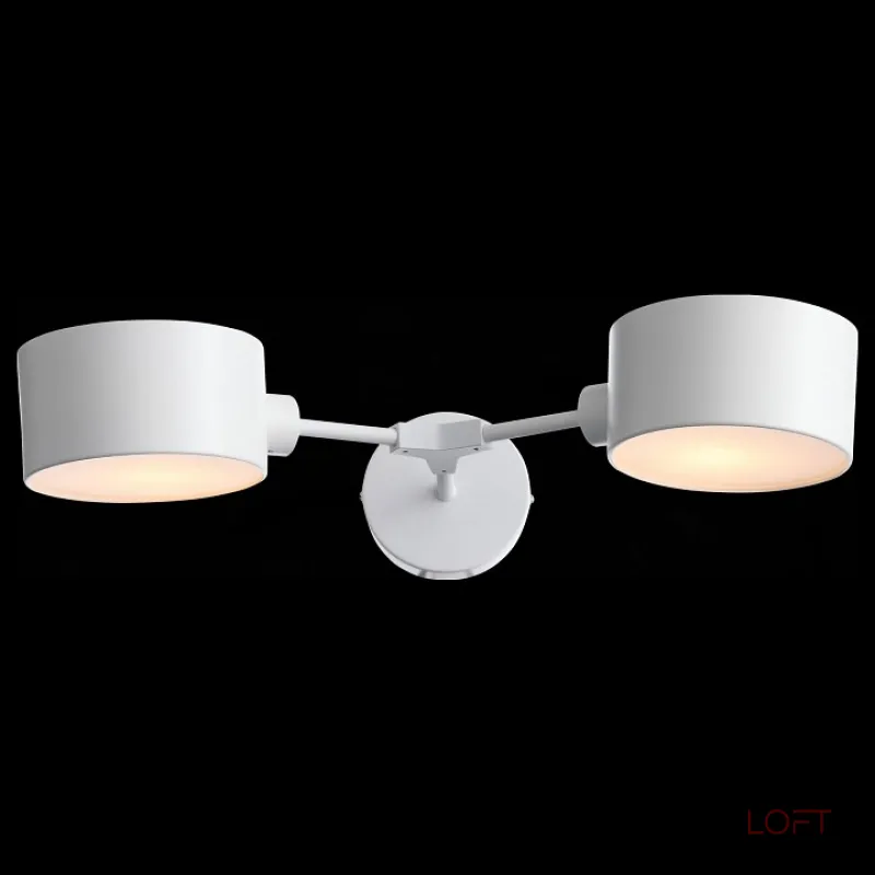 Бра EVOLUCE Gimento SLE183501-02 Цвет арматуры белый Цвет плафонов белый