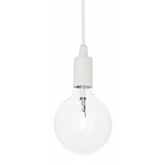 Подвесной светильник Ideal Lux Edison EDISON SP1 BIANCO Цвет арматуры белый от ImperiumLoft