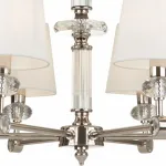 Подвесная люстра Maytoni Riverside MOD018PL-06CH Цвет арматуры хром Цвет плафонов белый от ImperiumLoft