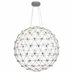 Подвесной светильник Divinare Cristallino 1610/02 SP-140 Цвет плафонов хром Цвет арматуры хром от ImperiumLoft