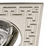 Комплект из 3 встраиваемых светильников Arte Lamp Eclipse A2107PL-3SS Цвет арматуры серебро Цвет плафонов черный от ImperiumLoft