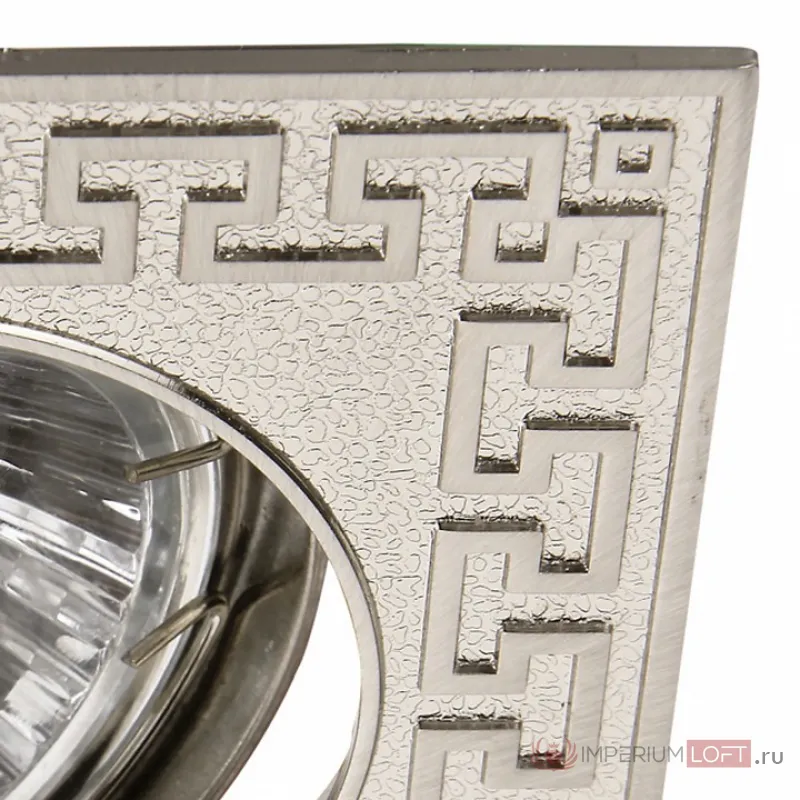 Комплект из 3 встраиваемых светильников Arte Lamp Eclipse A2107PL-3SS Цвет арматуры серебро Цвет плафонов черный от ImperiumLoft