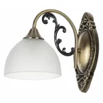Бра Arte Lamp Spica A3037AP-1AB Цвет арматуры Коричневый Цвет плафонов Белый от ImperiumLoft