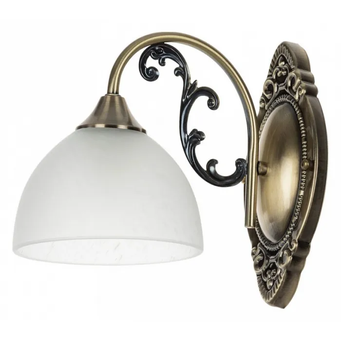 Бра Arte Lamp Spica A3037AP-1AB Цвет арматуры Коричневый Цвет плафонов Белый от ImperiumLoft