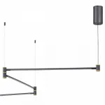 Подвесной светильник Vele Luce Laser VL7182P24 Цвет арматуры золото Цвет плафонов черный от ImperiumLoft