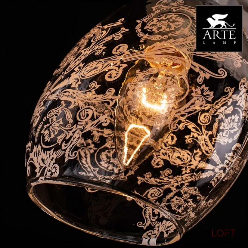 Бра Arte Lamp Bettina A1296AP-1WG Цвет арматуры белый Цвет плафонов прозрачный
