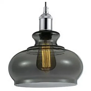 Подвесной светильник Crystal Lux Sonnette SONNETTE SP1 SMOKE Цвет арматуры хром Цвет плафонов серый