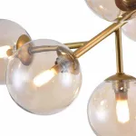 Потолочная люстра Maytoni Dallas MOD545PL-12G Цвет арматуры золото Цвет плафонов янтарный от ImperiumLoft