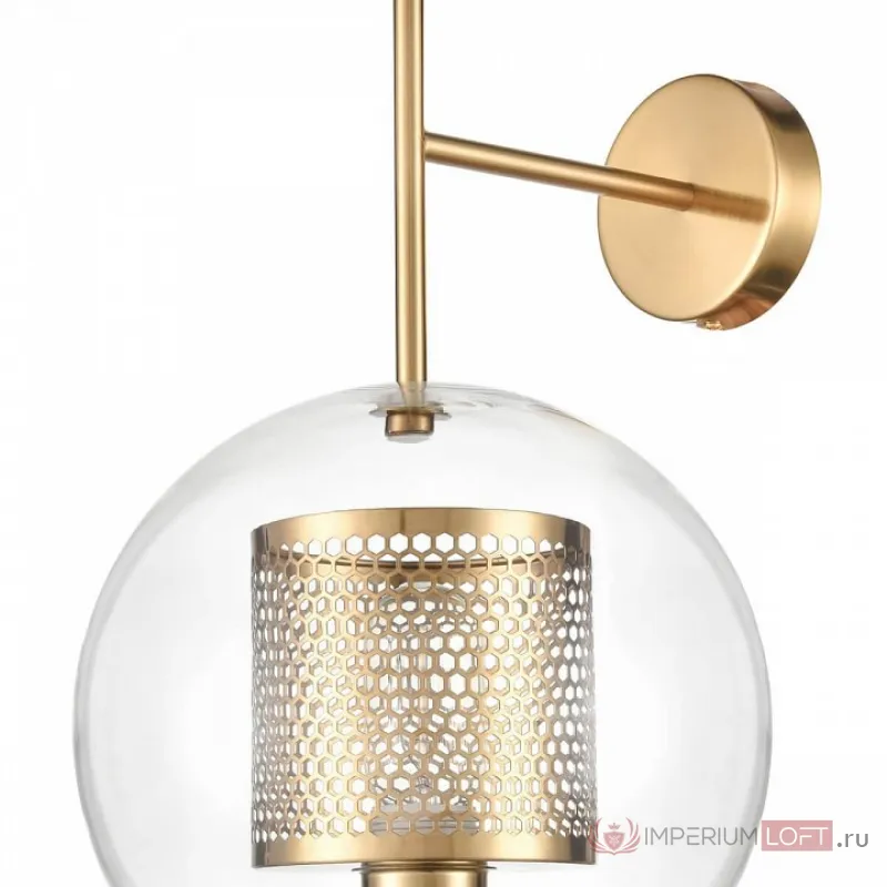 Бра Vele Luce Coro VL5524W41 Цвет арматуры латунь Цвет плафонов прозрачный от ImperiumLoft