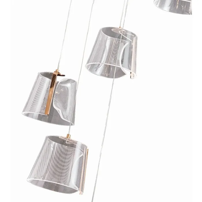 08044-6A,33 Подвес Люцерна золото d51 h180 Led 42W (3000K) от ImperiumLoft