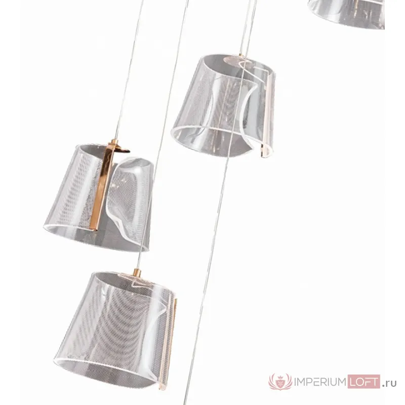 08044-6A,33 Подвес Люцерна золото d51 h180 Led 42W (3000K) от ImperiumLoft