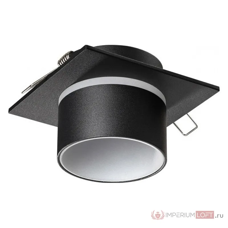 Встраиваемый светильник Novotech Lirio 370717 Цвет плафонов черный от ImperiumLoft