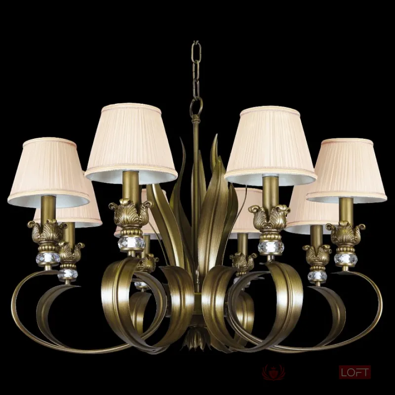 Подвесная люстра Lightstar Antique 783081 Цвет арматуры бронза Цвет плафонов кремовый от ImperiumLoft