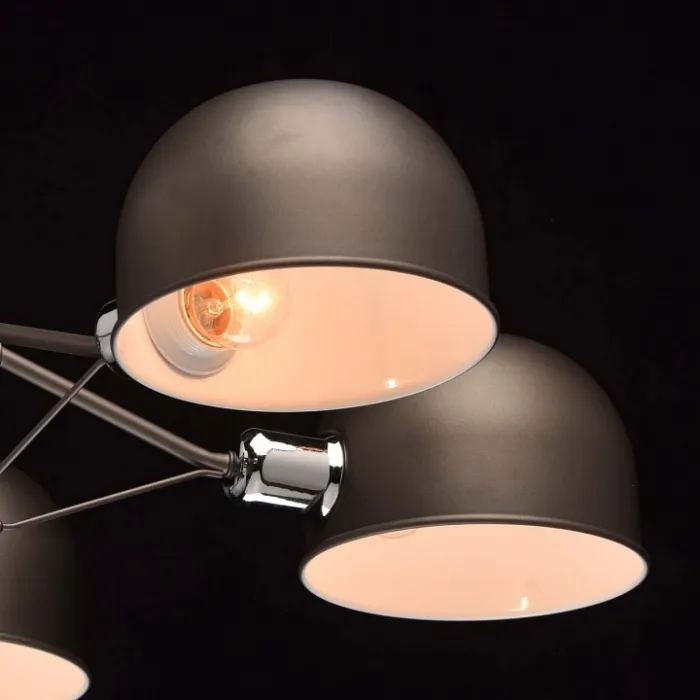 Люстра на штанге MW-Light Даунтаун 1 691011205 Цвет арматуры коричневый Цвет плафонов коричневый от ImperiumLoft
