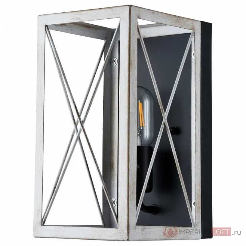 Бра Stilfort Kaizer 3004/01/01W Цвет плафонов белый Цвет арматуры черный от ImperiumLoft