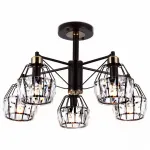 Люстра на штанге Ambrella Traditional 17 TR5870 Цвет плафонов прозрачный Цвет арматуры черный