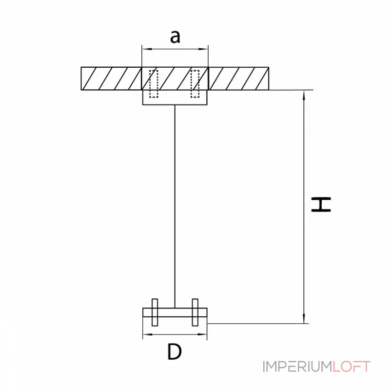 Подвесной крепеж Lightstar Rullo 590086