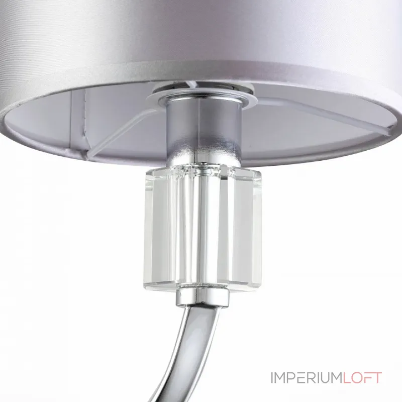 Бра EVOLUCE Snere SLE107201-01 Цвет плафонов серый Цвет арматуры хром Бра EVOLUCE Snere SLE107201-01 Цвет плафонов серый Цвет арматуры хром