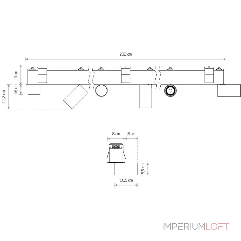 Спот Nowodvorski Mono 10468 от ImperiumLoft Спот Nowodvorski Mono 10468 от ImperiumLoft