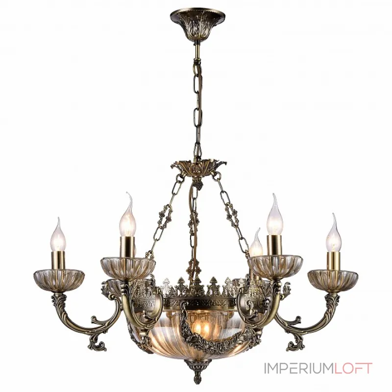Подвесная люстра Rivoli Patricia P9 AB Б0038438 