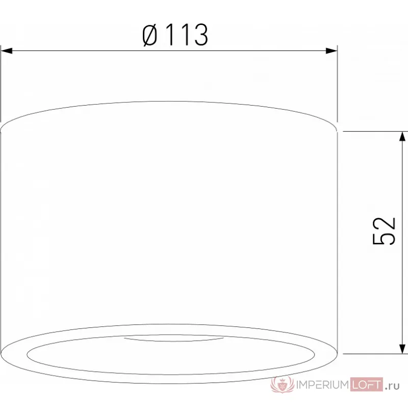 Накладной светильник Elektrostandard Light LED 35141/H черный от ImperiumLoft