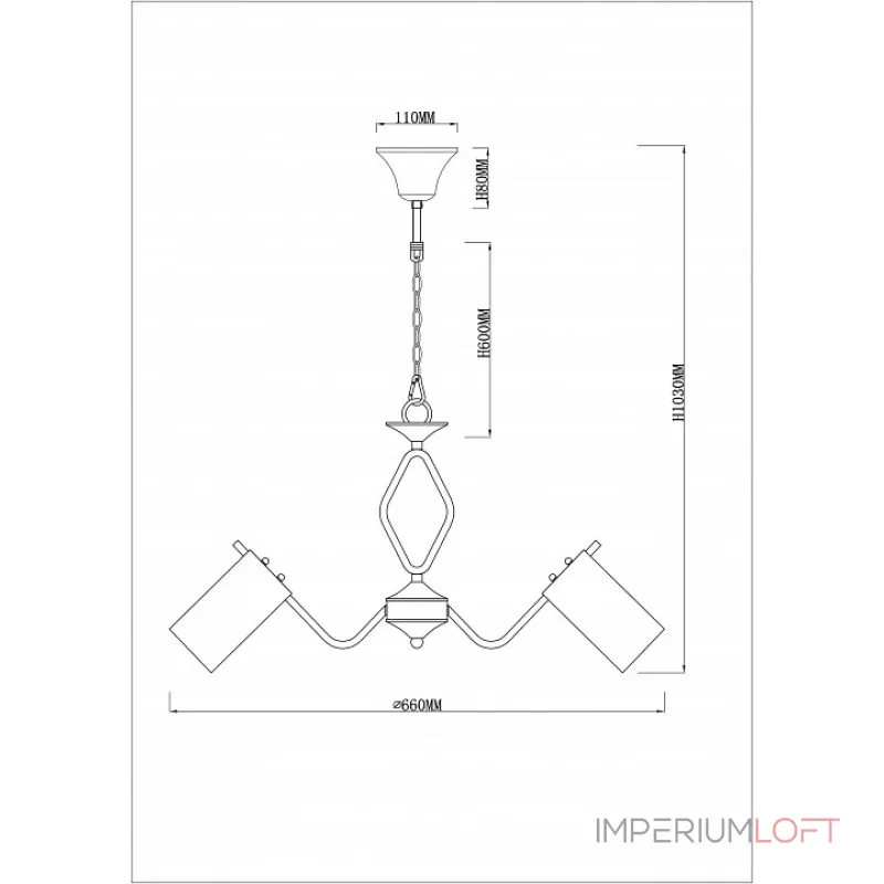 Подвесная люстра Rivoli Lattea P5 CR Б0037693 Подвесная люстра Rivoli Lattea P5 CR Б0037693