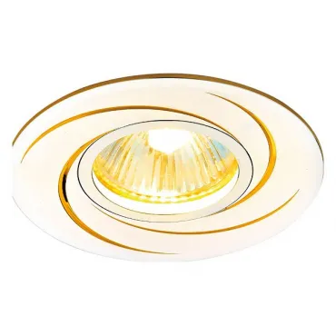 Встраиваемый светильник Ambrella Classic A506 A506 AL/G Цвет арматуры золото Цвет плафонов белый