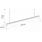 Подвесной светильник Donolux DL18752 DL18752S150/3000 Цвет арматуры серый от ImperiumLoft