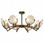 Люстра на штанге Roxana TL1194X-08BK Toplight