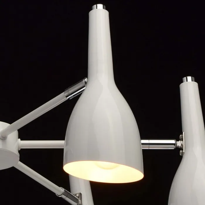 Люстра на штанге MW-Light Астор 545012506 Цвет арматуры белый Цвет плафонов белый от ImperiumLoft