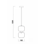 Подвесной светильник Freya FR5215PL-01CH