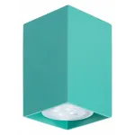 Накладной светильник TopDecor Tubo 6 SQ Tubo6 SQ P1 24 Цвет арматуры зеленый