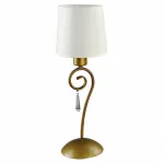 Настольная лампа декоративная Arte Lamp Carolina A9239LT-1BR Цвет арматуры коричневый Цвет плафонов белый от ImperiumLoft