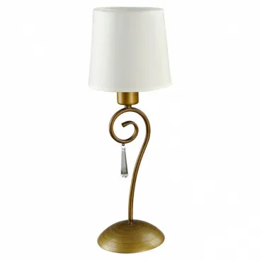 Настольная лампа декоративная Arte Lamp Carolina A9239LT-1BR Цвет арматуры коричневый Цвет плафонов белый