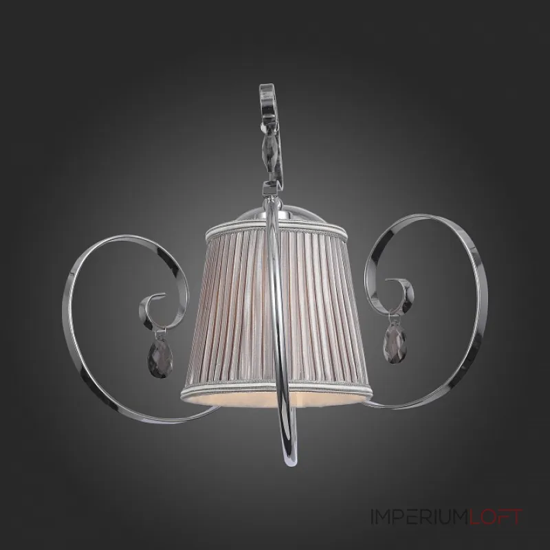 Бра EVOLUCE Azzurro SL177.101.01 Цвет арматуры хром Цвет плафонов серебро от ImperiumLoft Бра EVOLUCE Azzurro SL177.101.01 Цвет арматуры хром Цвет плафонов серебро от ImperiumLoft