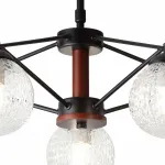 Люстра на штанге Rivoli Valery P5 BK Б0038083 