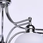 Подвесная люстра MW-Light Фелиция 7 347017405 Цвет арматуры хром Цвет плафонов белый от ImperiumLoft