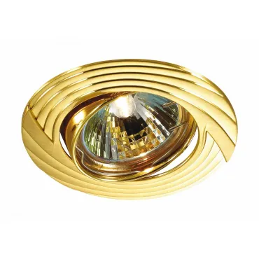Встраиваемый светильник Novotech Trek 369613 Цвет арматуры золото Цвет плафонов золото