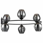Подвесной светильник Vele Luce Astoria 742 VL5002P06 Цвет арматуры черный Цвет плафонов серый от ImperiumLoft