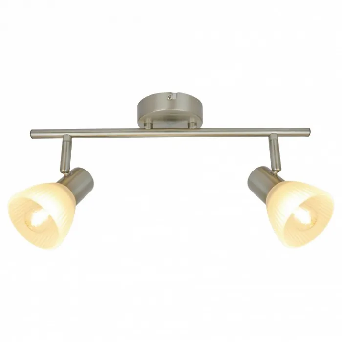 Спот Arte Lamp Parry A5062AP-2SS Цвет арматуры серебро Цвет плафонов белый от ImperiumLoft