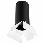Накладной светильник Lightstar Rullo 3 R6487486 Цвет плафонов черно-белый