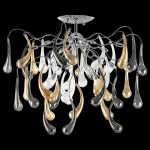 Люстра на штанге Lightstar Manica 794124 Цвет арматуры хром Цвет плафонов янтарный от ImperiumLoft